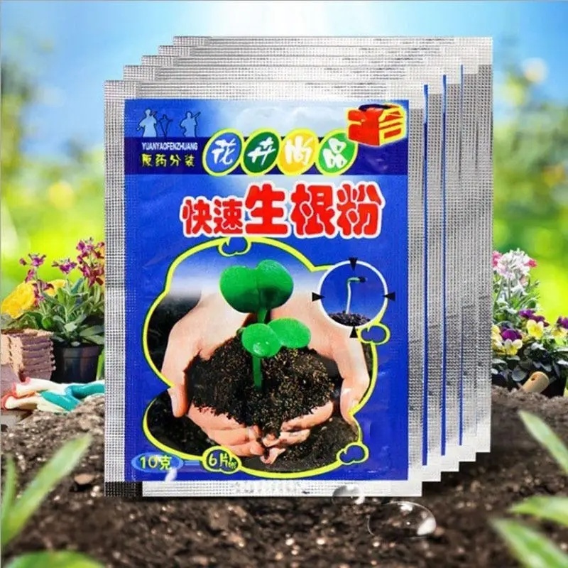 Rooting Hormone Powder - 5 個の急速発根粉末植物急速発根剤ホルモン成長根苗発芽ほとんどの植物用園芸用品